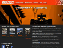 Tablet Screenshot of motoexpress-events.com